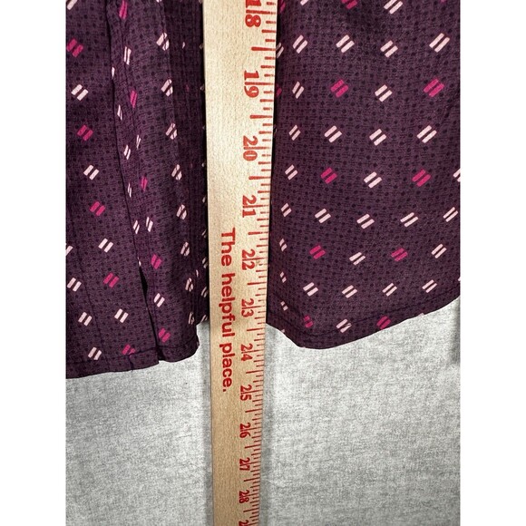 Unbranded Women’s Y2K Ruffle Blouse Button Up Purple No Tag See measurements Sm - Picture 4 of 4